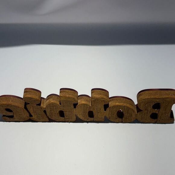 Pink Decorative Name Sign - Picture 3 of 4